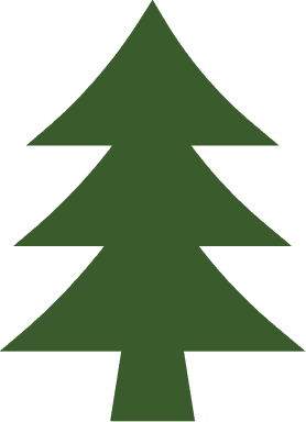 Green Pine Tree Icon Image